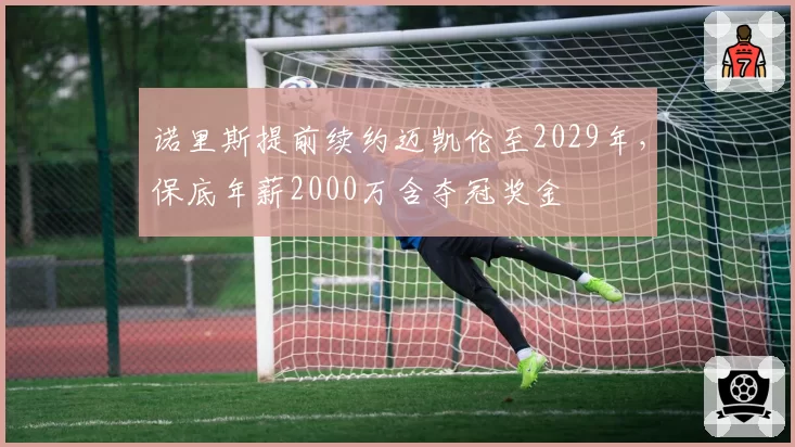 诺里斯提前续约迈凯伦至2029年，保底年薪2000万含夺冠奖金